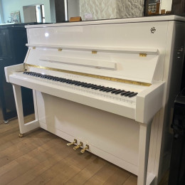 Schimmel Fridolin F 116 Tradition von 26 in Wit glimmend