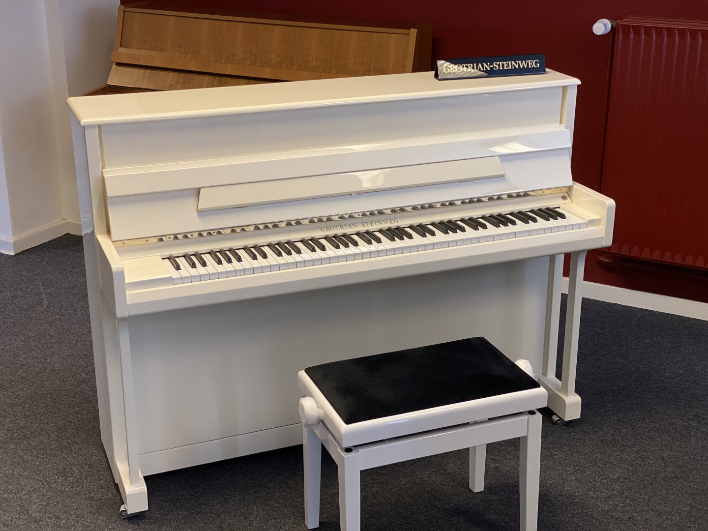 Grotrian-Steinweg Friedrich 111 von 2017 in Wit glimmend