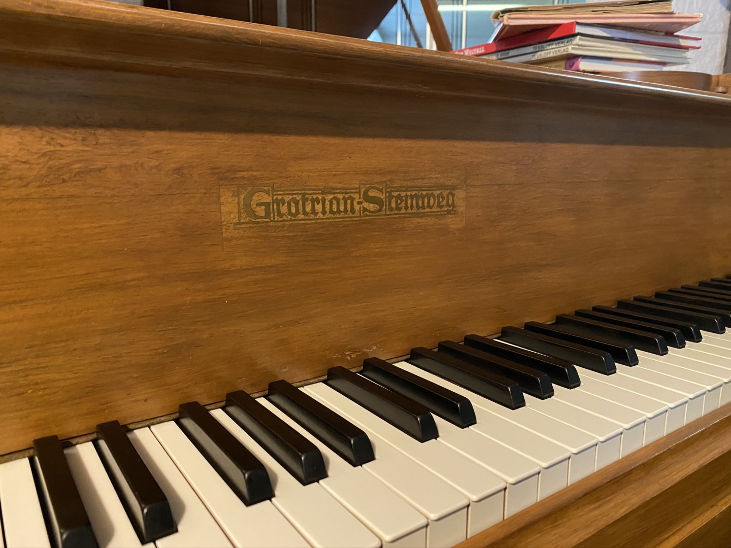 Grotrian-Steinweg 185 von 1910 in Hout mat