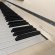 C. Bechstein 116 Millenium von 2004 in Wit glimmend