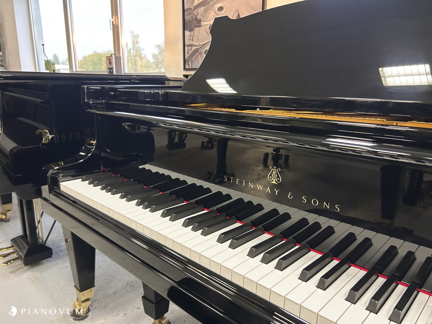 Steinway & Sons B-211 von 1918 in Zwart glimmend