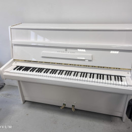 Steinway & Sons Z-114 von 1973 in Wit glimmend