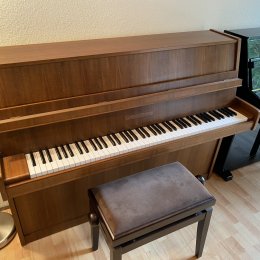 Grotrian-Steinweg 110 Nussbaum von 1970 in Noten mat
